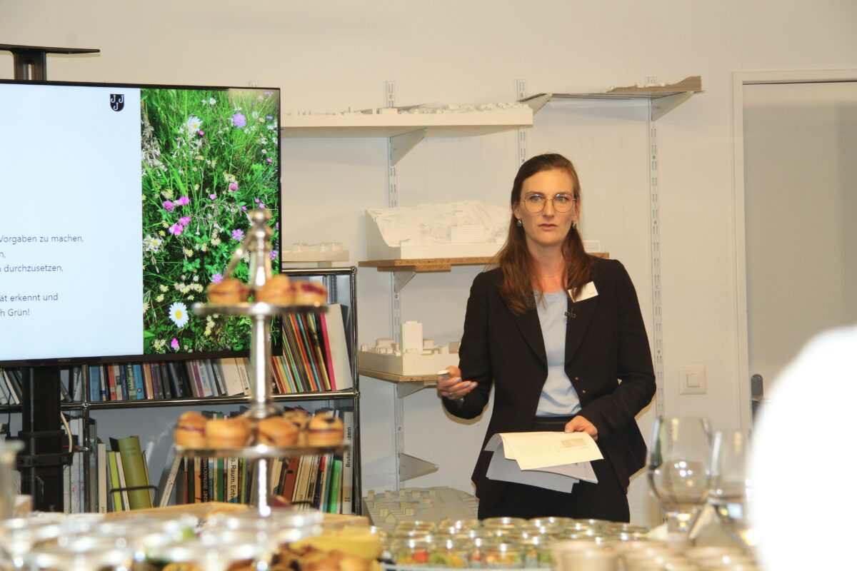 Christine Bopp erzählte von den Erfahrungen der Gemeinde Emmen.